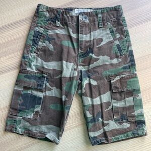 RVCA Nature x Industry Camo Cargo Shorts - Youth 23
